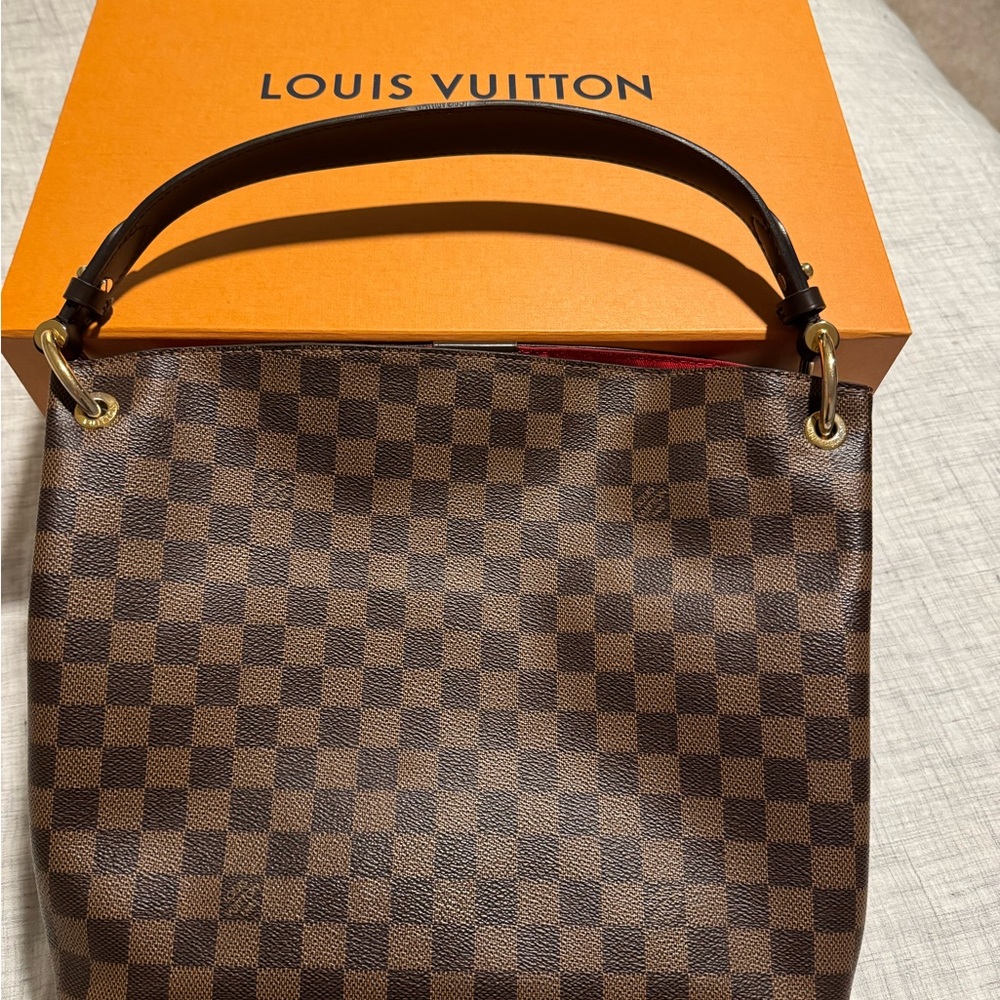 Louis Vuitton Damier Ebene Graceful PM Shoulder Bag - Picture 2 of 10